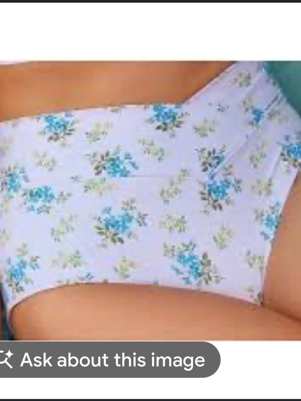 aerie Light Lavender High-Waist Floral Bikini Bottoms